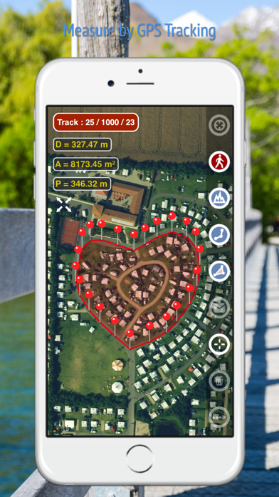 Planimeter - Field Area Measure on Map and by GPS Tracking Screenshot 3