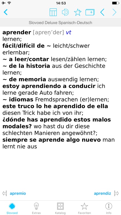 German <> Spanish Dictionary