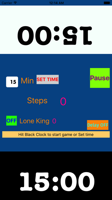 Chess Competition Clock for iPad screenshot 1
