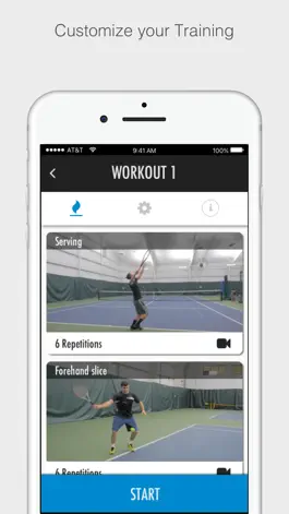 Game screenshot Fitivity Tennis Training apk