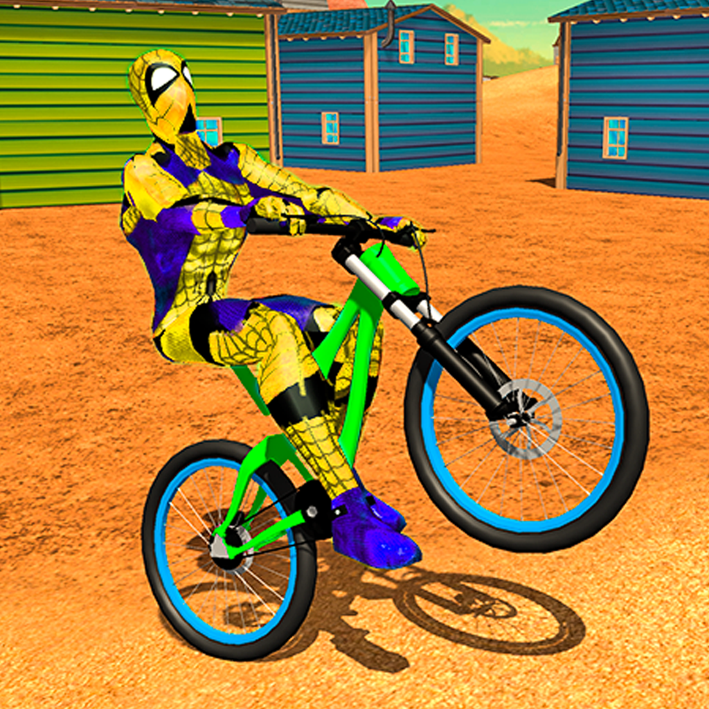 Get Spider Superhero Bicycle Riding: Offroad Racing for iOS, iPhone, iPad Aso Report