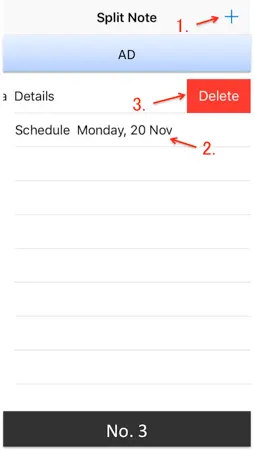 Split Note : Two Column Notes screenshot 3