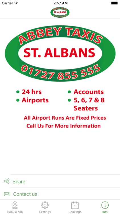 Abbey Taxis St Albans screenshot-3