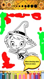 Coloring Book Halloween ED screenshot #5 for iPhone