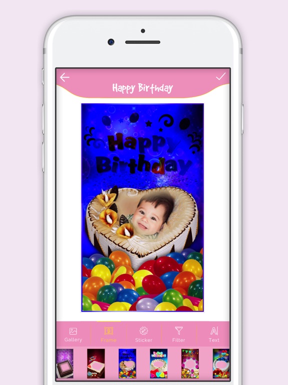 Screenshot #6 pour Happy Birthday Cake Frame