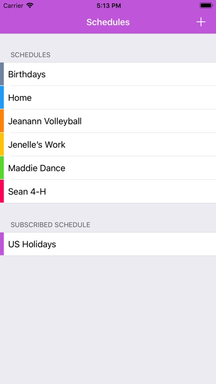 Simple Schedule Viewer