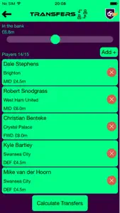 Fantasy Football Transfer Guru screenshot #4 for iPhone