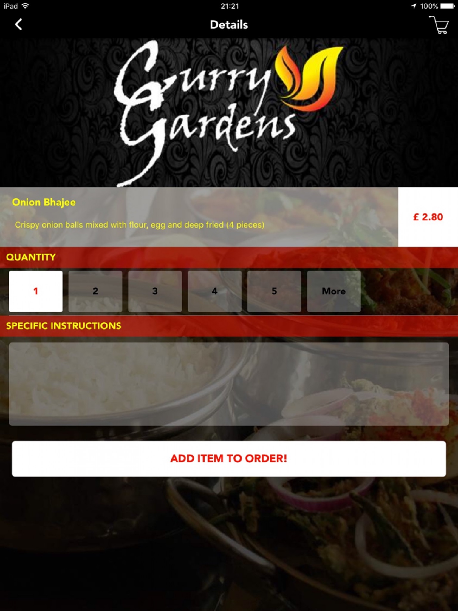 Curry Gardens screenshot 4