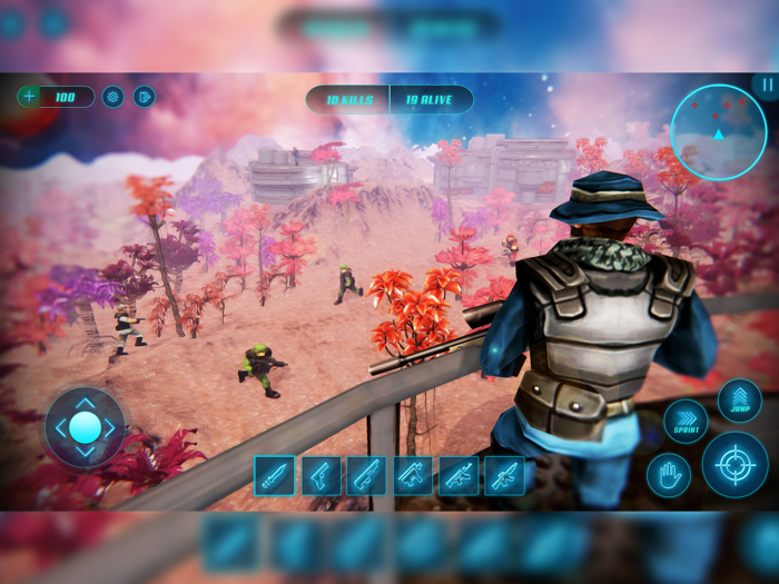 Futuristic Battlegrounds PvP