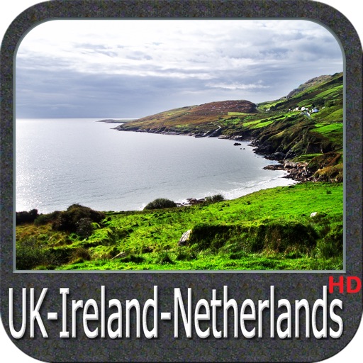 UK Ireland Netherlands HD maps icon