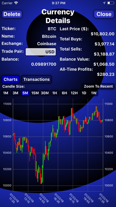 Crypto Portfolio Tracker screenshot 2