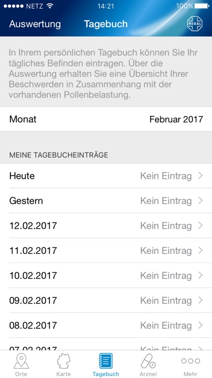 Pollenflug-Vorhersage screenshot-3