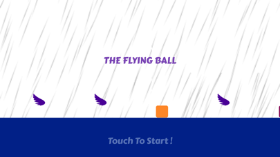 Screenshot #1 pour Flying Ball - Collect wings to fly over the blocks