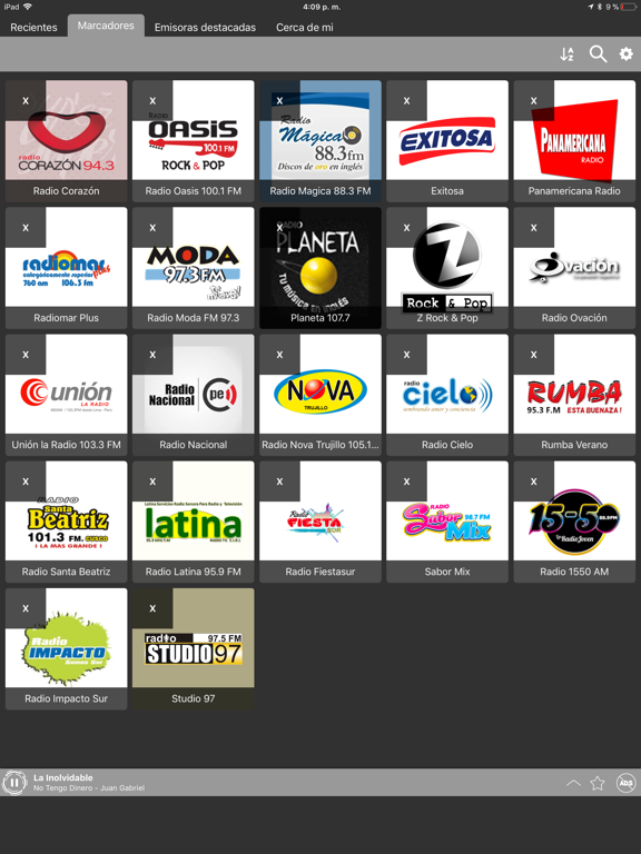 Radio Perú: Radios FM Peruanas iPad screenshot 4 - Music app