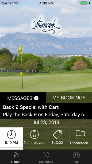 Screenshot #1 pour Thorncreek Golf Tee Times