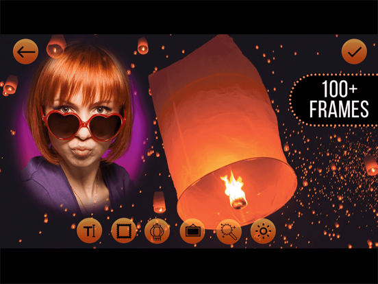 Screenshot #5 pour Chinese Lantern Photo Frames