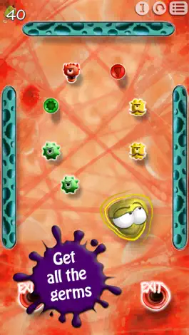 Game screenshot Get the Germs: Addictive Physics Puzzle Game apk