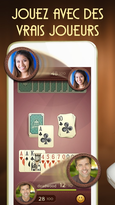 Screenshot #1 pour Grand Gin Rummy: Jeu de cartes