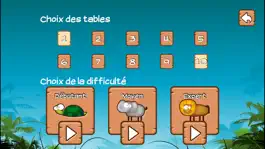 Game screenshot Tables de multiplication jungle pour 7 à 10 ans apk