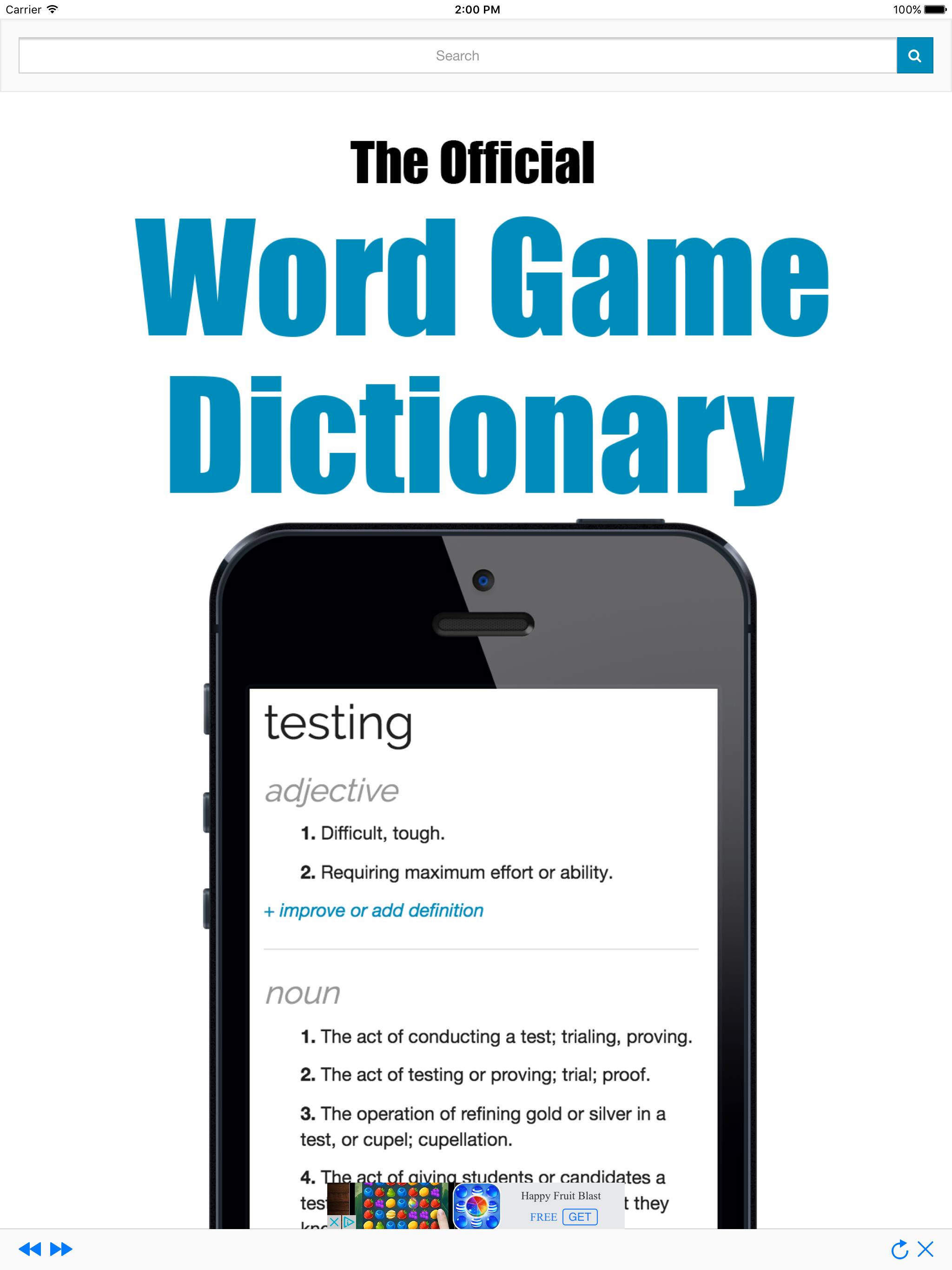 Word Game Dictionary Lookup screenshot 6