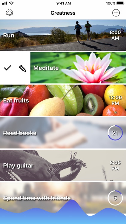 Greatness: Habit list & Diary