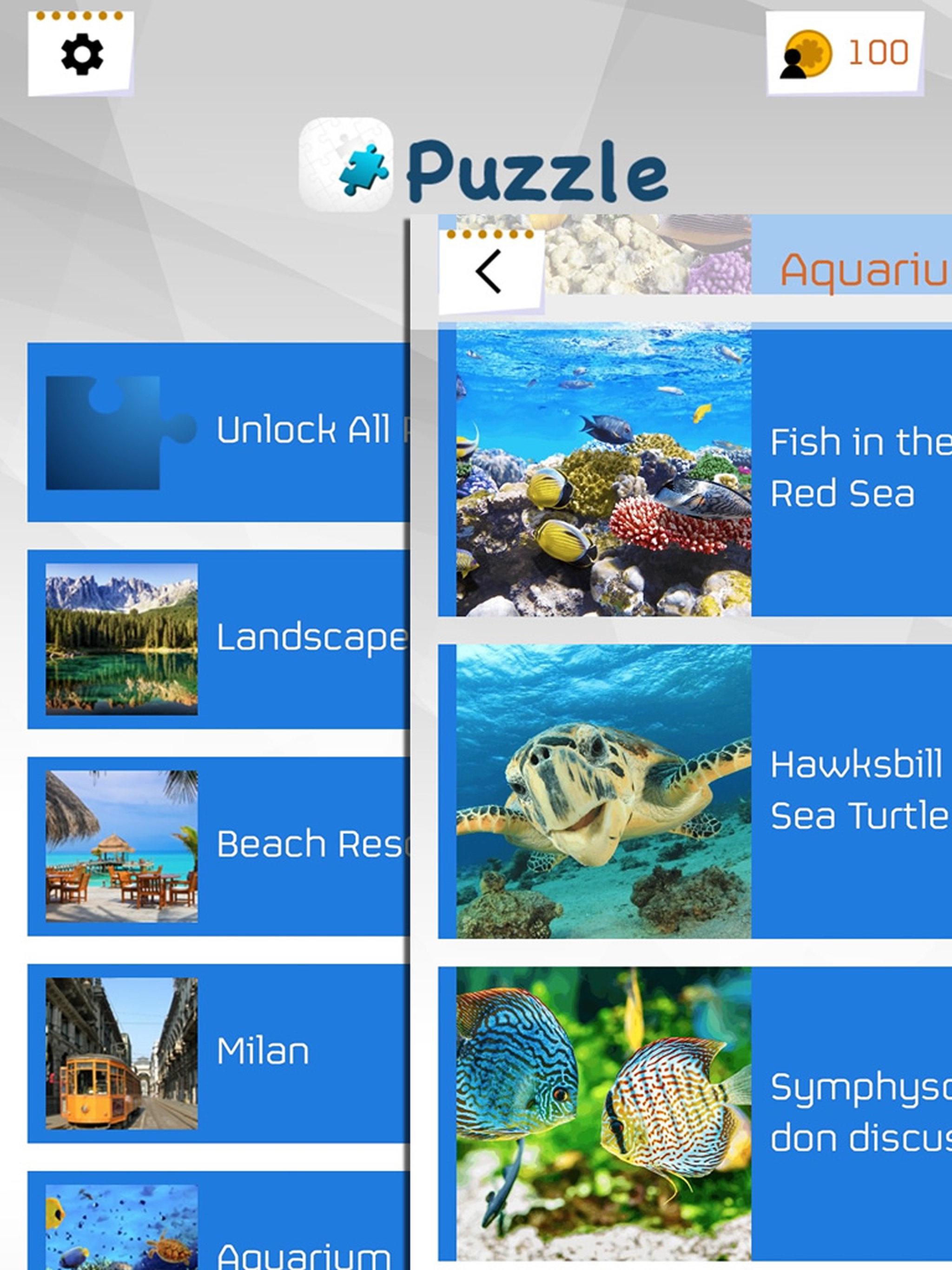 Puzzles - beautiful world