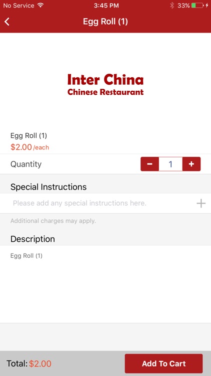 Inter China Restaurant