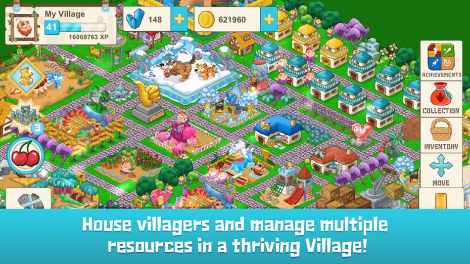 #4. Tiny Village (iOS) Podle: Swipe Forward LLC