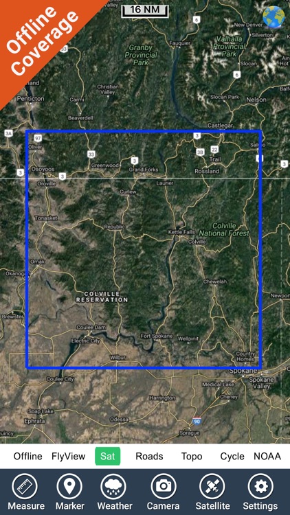 Franklin D. Roosevelt lake HD GPS fishing charts screenshot-4