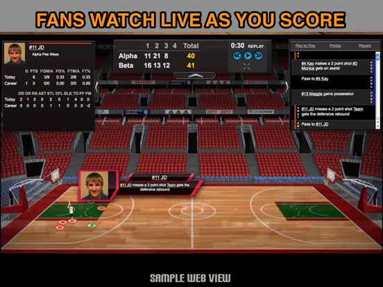 iScore Basketball Scorekeeperのおすすめ画像4