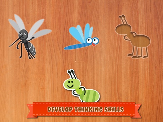 Screenshot #5 pour Fun Insect Shape Blocks Puzzle