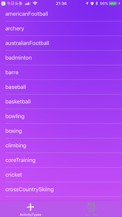 Screenshot #1 pour Workouts Pro