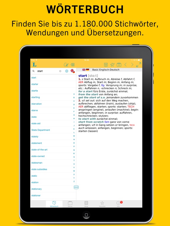 Screenshot #4 pour Englisch Deutsch - Wörterbuch