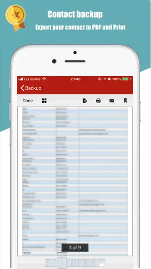 Capture d'écran de E2PDF Pro (Easy Backup) sur iPhone 1