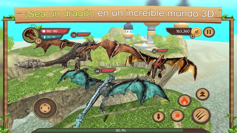 Simulador de Dragões Online screenshot 1