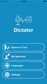 Dictator Speech to Text screenshot
