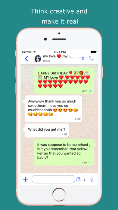 Fake Funny Whats Chat Screenshot