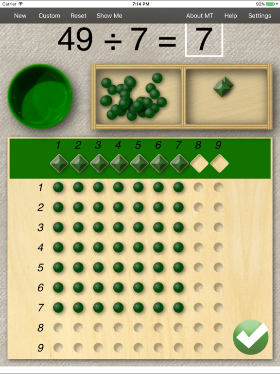 Screenshot #6 pour Montessori Division Board