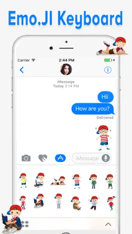 Game screenshot Emoji Keyboard - чат-наклейки mod apk