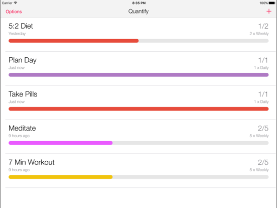 Screenshot #4 pour Quantify and Track