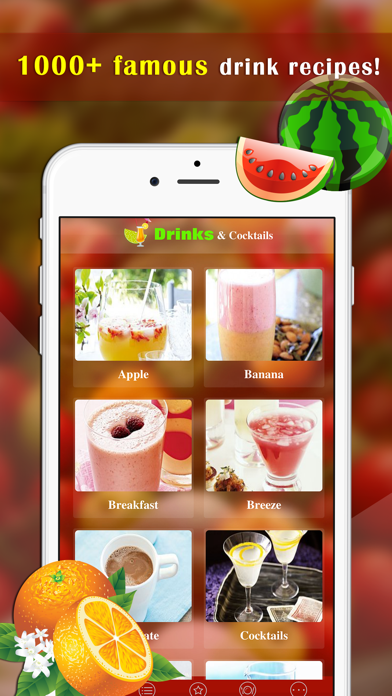 Screenshot #1 pour Drink Recipes & Cocktails