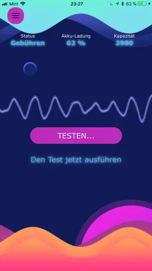 Screenshot von Ampere Aufladen Des Akkus auf dem iPhone 3
