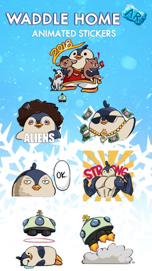 Waddle Home: Animated Stickers