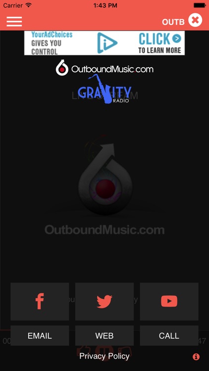 OutboundMusic - Gravity Radio screenshot-3