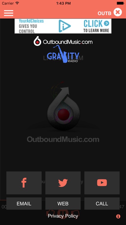 OutboundMusic - Gravity Radio screenshot-3