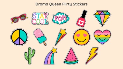 Cute Girly Style Stickers App screenshot 3