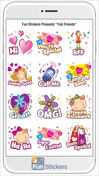 Fab Friends iSticker screenshot 3