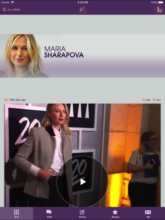 Screenshot #4 pour Maria Sharapova Official App