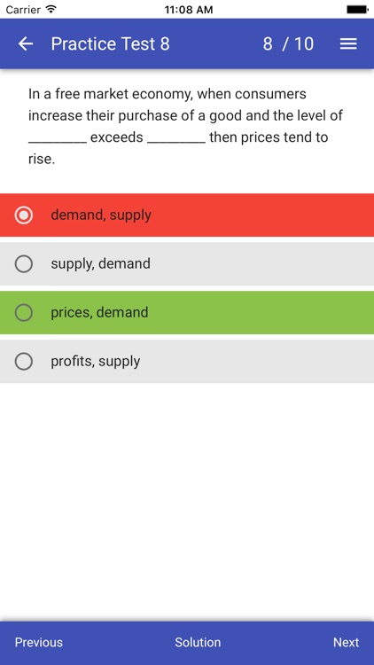 COMMON PROFICIENCY TEST - CPT MODEL PRACTICE TESTS screenshot-4