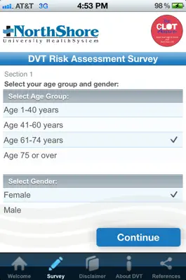 Game screenshot Caprini DVT Risk apk